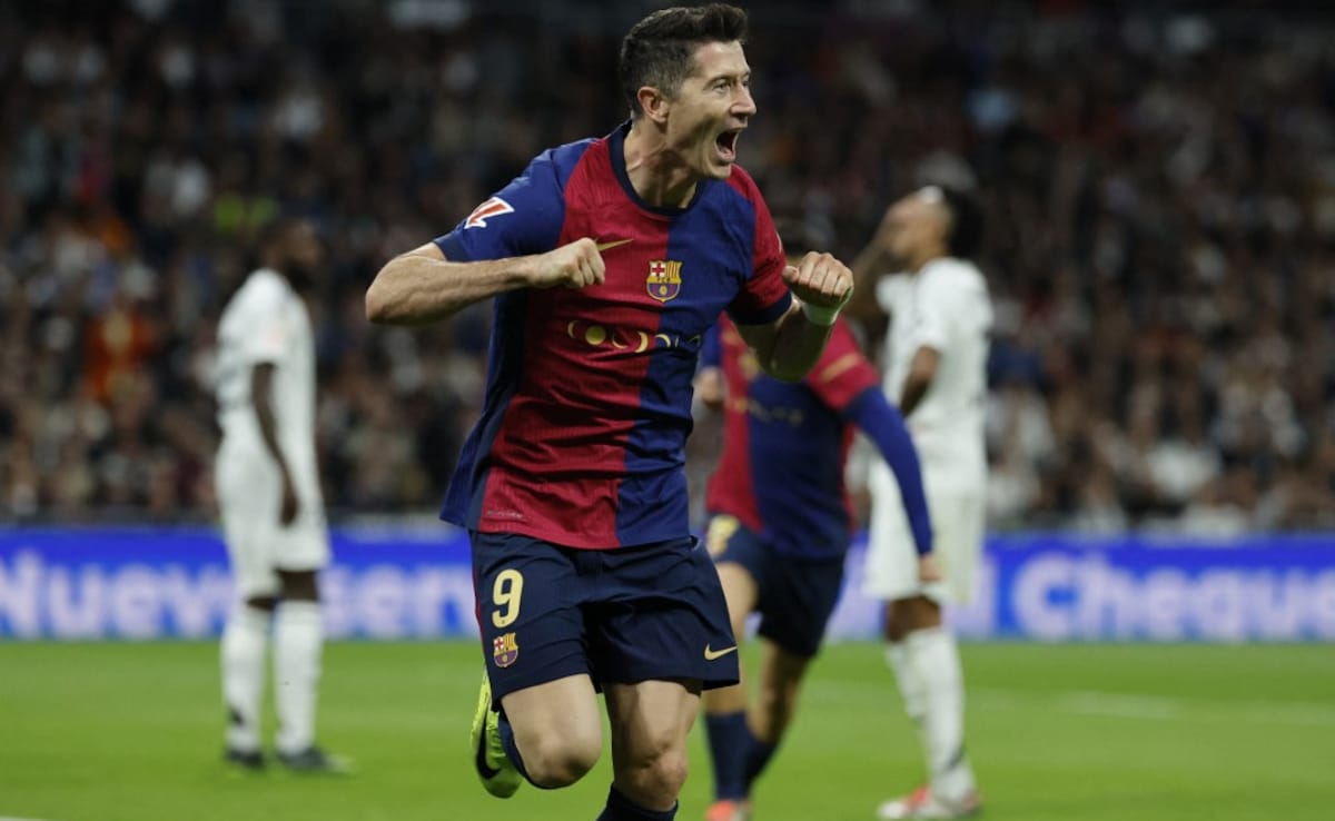 Genuine Madrid vs Barcelona, El Clasico Highlights: Robert Lewandowski Scores Twice In 2 Minutes As Barcelona Rout Real Madrid 4-0