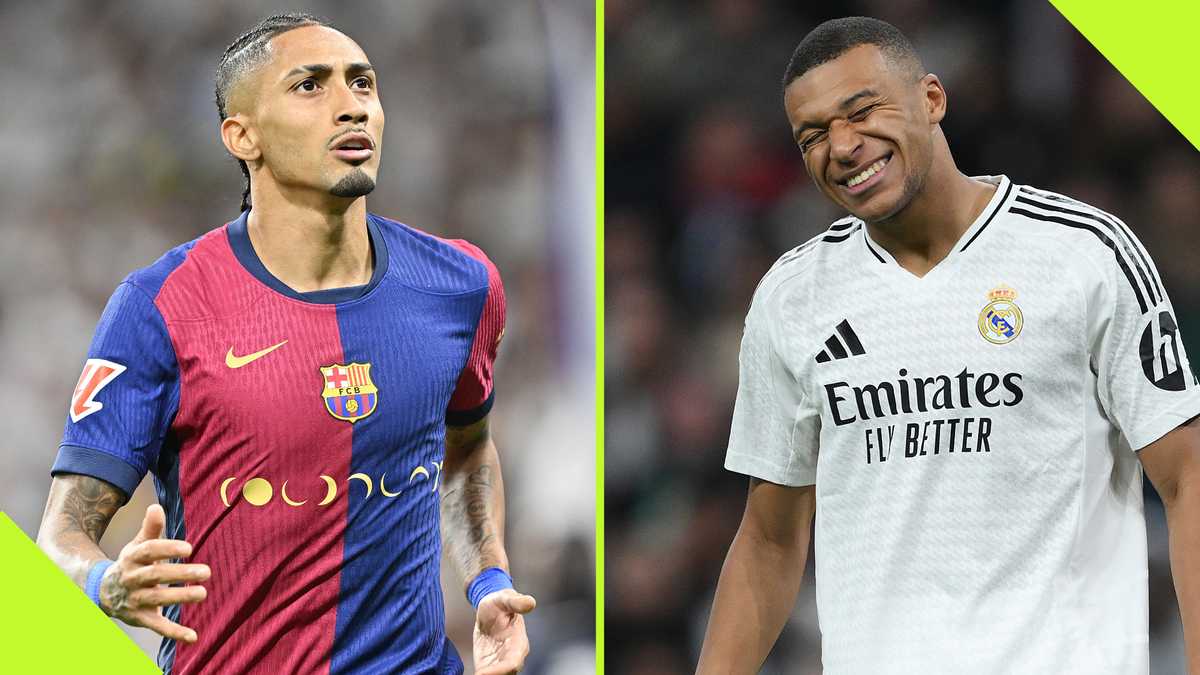 Raphinha extremely buffoons Mbappe after scoring in El Clasico